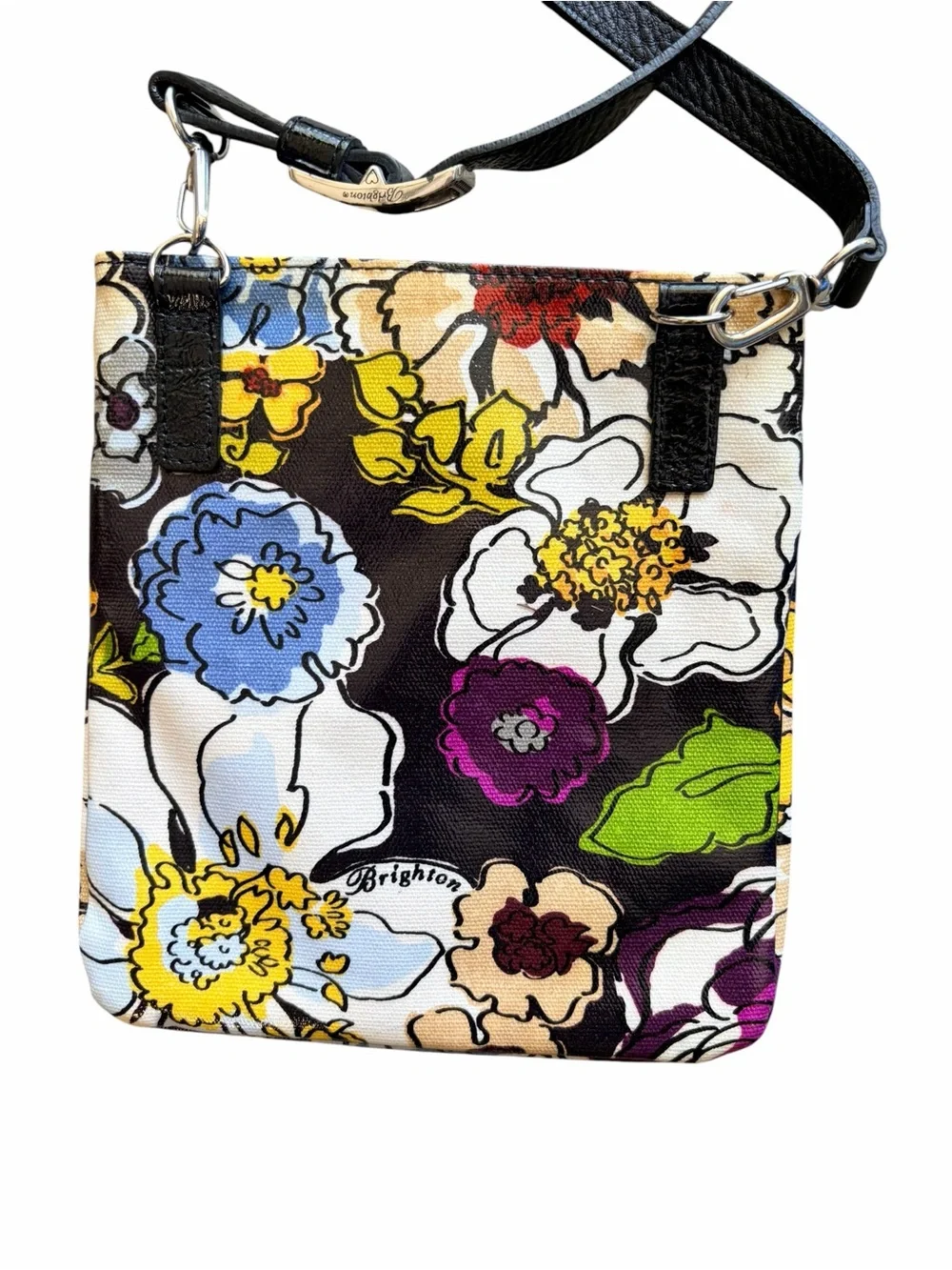 Brighton Bloom colorful crossbody slim cell phone case purse